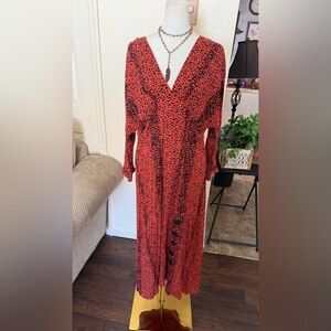 Angie brand bohemian  V-Neck Dress NWT
